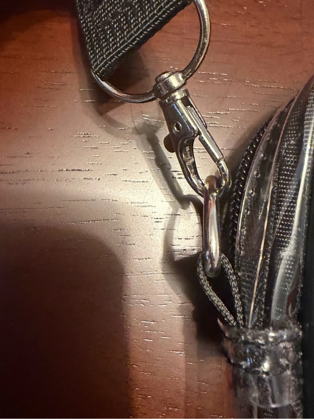 Clear PVC Crossbody Bag with Black Trim by Béis - Picture 3 of 9
